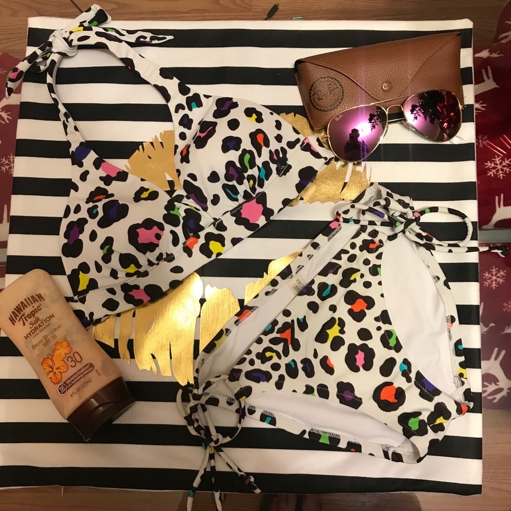 Victoria's Secret leopard Electric bikini